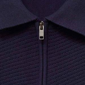 Plus Size Wholesale <b>Summer</b> <b>Men</b> Zipper Casual Knit Short Sleeve Polo <b>T</b> <b>Shirt</b> Classic Golf Luxury Business Style Polo <b>Shirts</b> <b>Men</b> - Product Image 5