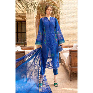 Ensembles de costumes pour femmes Maria.B Luxury Embroidered-D-2404-B TC-800, fabriqués en tissu de lawn de qualité supérieure - Product Image 1