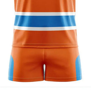 ชุดรักบี้แบบกำหนดเอง ชุดทีมสีตามสั่ง เสื้อรักบี้ ชุดรักบี้แบบ OEM ออกแบบเองได้ MOQ ต่ำ ชุดรักบี้ชาย - Product Image 6