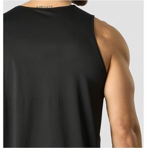 Nuevo diseño Venta al por mayor Active Wear Regular Fit Camiseta sin mangas de talla grande para hombres Mejor precio Camisetas sin mangas de secado rápido para hombres - Product Image 6