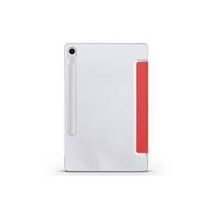 Étui de protection intelligent Netzy avec support pour Samsung Galaxy Tab S9 FE Plus Rouge - Conception pliable en TPU et cuir PU pour Oppo 11 pouces - Product Image 4