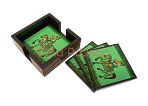 Posavasos de Resina Rústico Hecho a Mano Personalizable con Diseño Atractivo, Grabable para Bodas, Artículo Promocional - Product Image 4