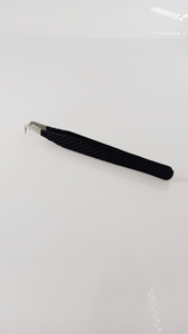 Pinzas de pestañas de acero inoxidable personalizadas 2025, herramienta de extensiones de pestañas a granel con punta puntiaguda con logotipo personalizado, accesorio de etiqueta privada - Product Image 5