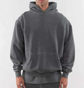 Sweats à capuche personnalisés pour hommes vente en gros pull-over de broderie d'impression de logo personnalisé décontracté et style de rue de haute qualité nouveaux sweats à capuche à la mode - Product Image 1