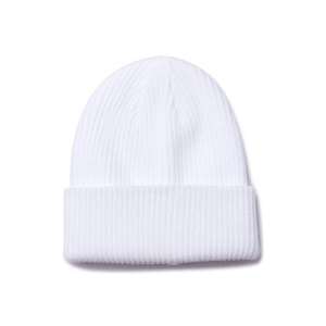 หมวกบีนนี่ถักลายริบแบบสบายๆ สำหรับทุกเพศ ใส่ได้ในฤดูหนาว ให้ความอบอุ่น ขอบพับได้ - Product Image 5