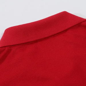 Polos colorés et personnalisés en coton avec logo respirant à manches courtes, parfaits pour le travail ou les loisirs - Product Image 4