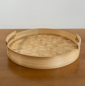 Multipurpose Round Rectangular Bamboo Serving <b>Tray</b> Household <b>Tea</b> Coffee <b>Trays</b> Kitchen Storage <b>Tray</b> - Product Image 6