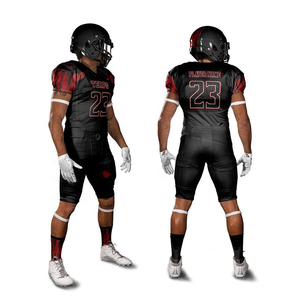 Ropa de equipo de alta calidad, camiseta de fútbol americano, ropa deportiva para exteriores, conjunto de uniforme de fútbol americano de malla antibacteriana - Product Image 1