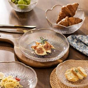 ชามเสิร์ฟอาหารทำจากแก้วใสสำหรับใช้ในบ้านโรงแรมร้านอาหารบนโต๊ะชามใส่อาหารช็อกโกแลตผลไม้ใหม่ล่าสุด - Product Image 3