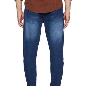Prix de gros Pantalon en jean pour hommes Design personnalisé Qualité supérieure Pantalon en jean droit tendance doux délavé - Product Image 3