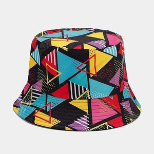New arrival Good Quality Custom <b>Your</b> Pattern All Over Print Bucket Hats Comfortable Cotton Sun Hats Made in Bangladesh - Product Image 5