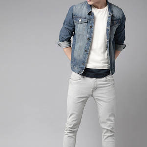 Veste en jean de qualité supérieure, très vendue, chaude, confortable, veste d'hiver pour homme, vente en ligne - Product Image 3