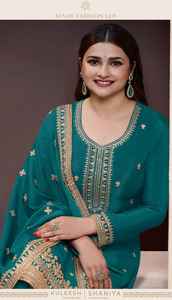 Charmant costume Sahara embelli avec accessoires assortis pour un look complet du fabricant et fournisseur indien - Product Image 2