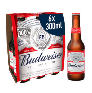 Cerveza sin alcohol Budweiser Zero, latas de 330 ml, cajas maestras de 48 unidades para operadores de máquinas expendedoras y despensas de oficina - Product Image 2