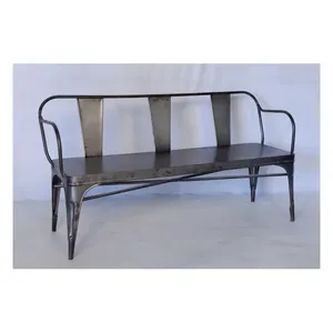 Banc de restaurant industriel banc de bureau en fonte salle à manger café meubles de salle à manger pieds de table en métal pour table à bas prix - Product Image 1