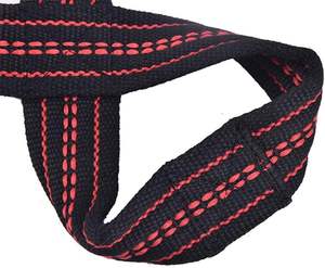 Neoprene <b>Weight</b> Lifting Figure 8 Straps Anti-Slip Adjustable Comfortable Deadlift Powerlifting Straps for Men Women Strength - Product Image 4