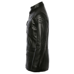Veste en cuir pour homme, matériau de qualité supérieure, prix de gros, cuir d'agneau véritable vieilli, avec expédition pour veste en cuir pour homme - Product Image 2