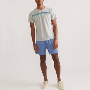 Pantalones cortos de gimnasio de malla de poliéster de alta calidad para hombre, estilo veraniego, Lino clásico con patrón sólido en colores naturales - Product Image 5