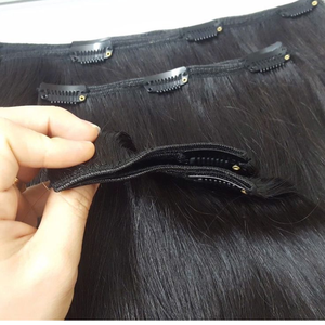 Newest Wholesale Indian <b>Hair</b> Invisible Clip Ins Double Drawn 100% Real Human Remy Virgin <b>Hair</b> <b>Seamless</b> Injected <b>Hair</b> <b>Extensions</b> - Product Image 2