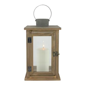 El mejor farol de madera artesanal de la India, portavelas de estilo vintage para decoraciones de Navidad, bodas y San Valentín a precio de mayoreo. - Product Image 4