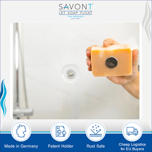 Distributeur de savon magnétique de qualité supérieure sans perçage de 24mm inventé en Allemagne avec une capacité de charge de 180g en grande vente - Product Image 6