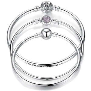 <b>Love</b> Argent <b>Bracelet</b> Heart-shaped Gold-Plated Stainless Steel Trendy Religious Bezel Setting Zircon Pearl Diamond Gifts - Product Image 1