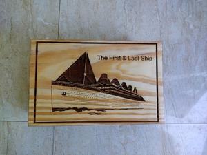 Titanic <b>Urn</b> Engraved Handmade Humans Burial for <b>Ashes</b> Vintage Adult or <b>Pet</b> Dog <b>Ashes</b> Love Memory - Product Image 5