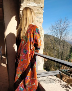 Chaqueta con estampado personalizado hecho a mano para mujer, ropa de manga larga hasta la rodilla, de invierno, atractiva - Product Image 3