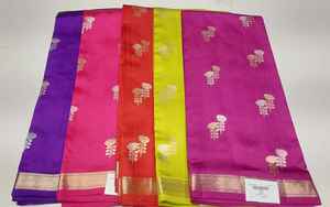Saree en soie indien gracieux fabriqué à la main tenue traditionnelle de qualité supérieure pour les mariages, les événements culturels et les occasions festives - Product Image 3