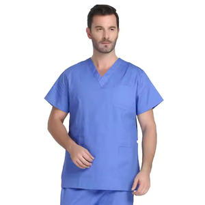 2025 OEM médico regular Scrub hombres enfermería Scrubs cómodo para hombres Jogger Scrubs Set - Product Image 4
