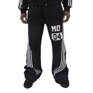 Nouveau matériel de haute qualité personnalisé Baggy côté rayé survêtements logo personnalisé à la mode hommes tenue décontracté survêtements d'hiver - Product Image 3