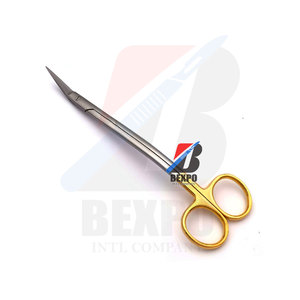 Tijeras de vendaje de IRIS dental Tijera de acero inoxidable Muestra quirúrgica manual Gato Proveedor gratuito BEXPO - Product Image 3
