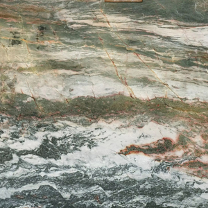 Panneau mural moderne en pierre naturelle verte indienne SILO INDIA AP001, dalle de pierre lavante, poli, pour villa, évier de cuisine - Product Image 1