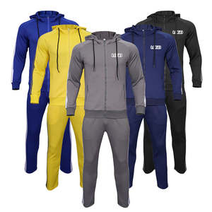 Jogging Casual Sports Velour Survêtement Marron Hoodies Set Pour Hommes survêtement oversize en velours - Product Image 6