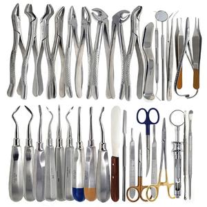 Kit Profesional de Instrumentos de Cirugía Dental de Acero Inoxidable de 86 Piezas: Fórceps, Elevadores, Scalers y Espejo - Product Image 1