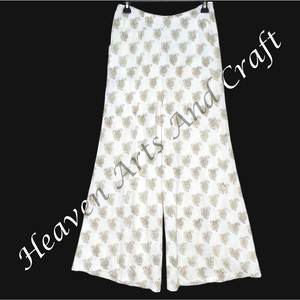 2025 nouveau Design meilleure qualité Palazzo pour dames à la mode Palazzo approvisionnement en vrac de la fabrication indienne #1 vente chaude en pantalon - Product Image 1