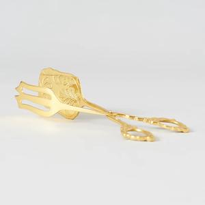 Herramienta de cocina Pinzas de repostería Utensilios de metal para servir buffet Pan Pastel Ensalada Barbacoa Cocina Clip de comida duradero - Product Image 1