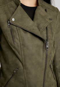 Chaquetas de cuero de moda para mujer 2025, gran oferta, chaquetas de cuero de Color y estilo con logotipo personalizado para mujer - Product Image 5