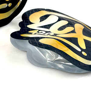 定制印刷3.5克防臭袋可重新密封立式模切袋铝塑包装聚酯薄膜袋 - Product Image 4