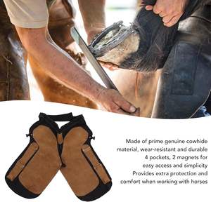 Maréchal ferrant en cuir fait main tablier de qualité supérieure pour cheval ferrage équitation travail de forgeron cadeau idéal pour maréchaux - Product Image 4