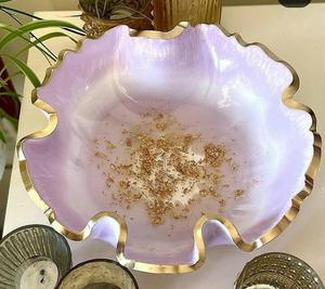 Bol à salade en résine, bol à nourriture en résine pour la décoration de la maison - Product Image 2