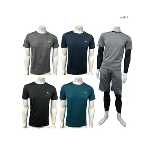 최고 품질의 짧은 소매 크루 넥 일본 남성 맞춤형 스포츠 셔츠