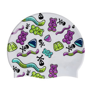 <span class=keywords><strong>Bonnet</strong></span> <span class=keywords><strong>de</strong></span> <span class=keywords><strong>bain</strong></span> vierge sérigraphié pour enfants, logo du <span class=keywords><strong>club</strong></span>, <span class=keywords><strong>bonnet</strong></span> <span class=keywords><strong>de</strong></span> <span class=keywords><strong>bain</strong></span> en silicone, casquettes <span class=keywords><strong>de</strong></span> sports nautiques, vente en gros - Product Image 1