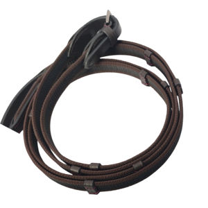สายบังเหียนหนังสีน้ำตาล รุ่น KZ-RN-170 ขนาดสั่งทำได้ บรรจุภัณฑ์สั่งทำได้ ได้รับการรับรองสำหรับการขี่ม้าแบบอังกฤษ คลาสสิก ทนทาน สำหรับกีฬาขี่ม้า - Product Image 3