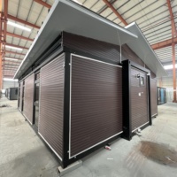 Maison conteneur mobile modulaire préfabriquée de luxe à 2 chambres, extensible, pliable, de 30 pieds, pour habitation, pavillon, école, centre commercial