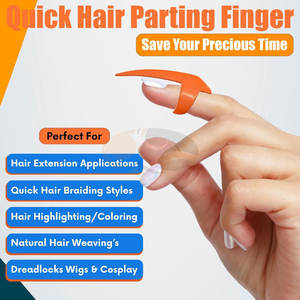 Outil professionnel pour tresser les cheveux, pince en acier inoxydable pour usage en salon - Product Image 2