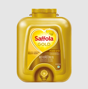 Huile de tournesol raffinée Saffola Gold - Biologique 100% pure d'Allemagne, riche en antioxydants pour la cuisine - Product Image 5