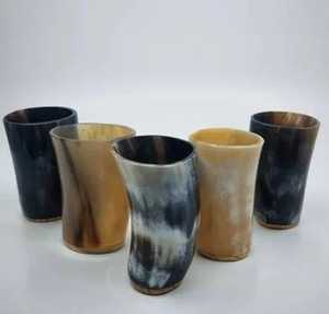 Cow Horn Viking <b>Beer</b> & Wine Mug Cocktail Glass Drinking Cup Tanka Handmade Eco-Friendly Dishwasher Safe Wedding Modern Luxury - Product Image 1