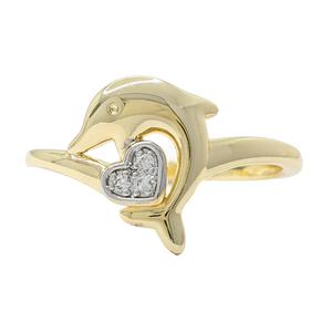 ขายร้อนอินเทรนด์ขัดเงาสูง 925 เงินสเตอร์ลิงด้วยZirconia Dolphinเงินแหวนเครื่องประดับแฟชั่นสําหรับสาวๆ - Product Image 1