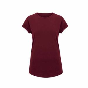 100% algodón cuello redondo Camiseta caliente verano personalizado de manga corta talla grande Casual en blanco ropa de punto al por mayor mujeres - Product Image 5